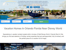 Tablet Screenshot of orlandorentavilla.com